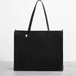 Mini Work Tote in  BLACK